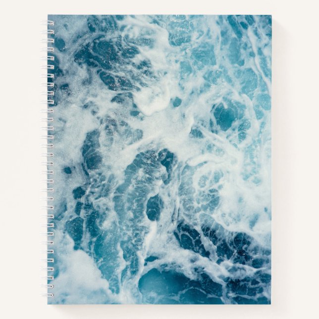 Blue Sea Water Notebook (Front)
