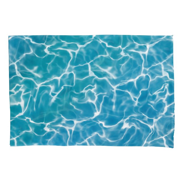 Blue Sea Water* Pillowcase (Front)
