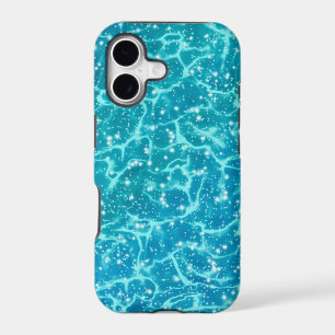 Blue Sea Water with Sparkles