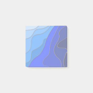 blue seabed post-it notes