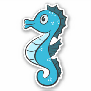 Blue Seahorse