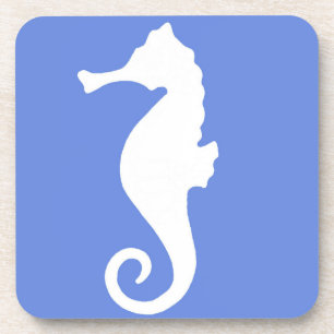 Blue Seahorse Coaster