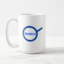 Blue Search Magnifying Glass