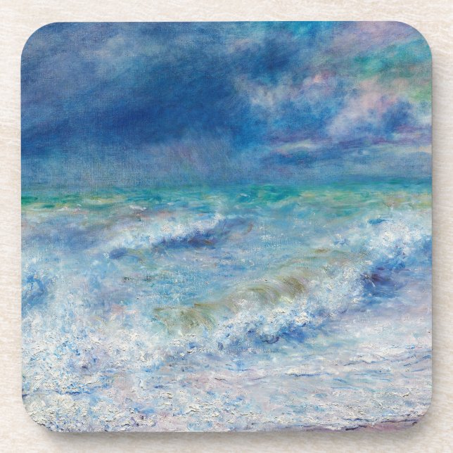 Blue Seascape by Renoir Coaster (Front)