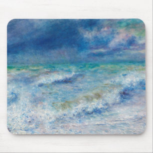 Blue Seascape by Renoir Mouse Mat