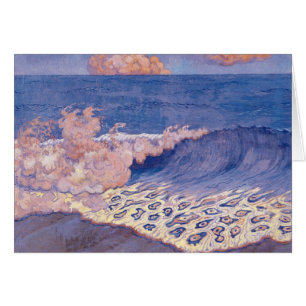 Blue seascape, Wave Effect, c.1893