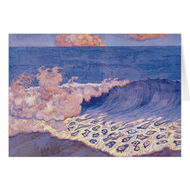 Blue seascape, Wave Effect, c.1893 (Front Horizontal)