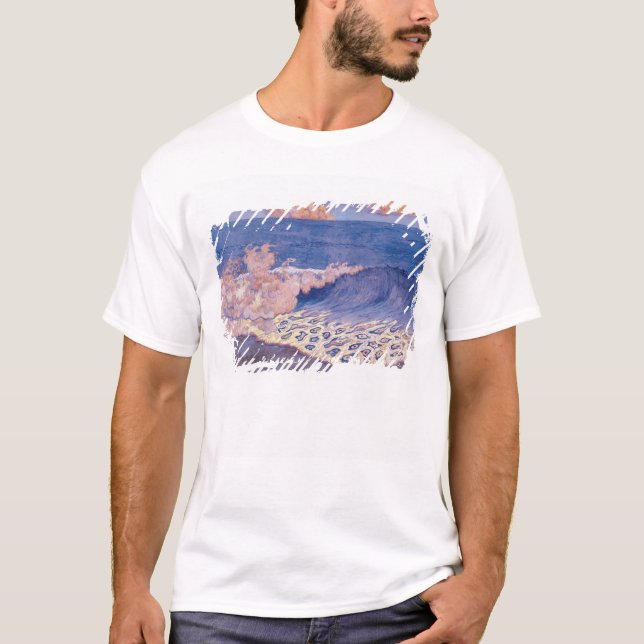Blue seascape, Wave Effect, c.1893 T-Shirt (Front)