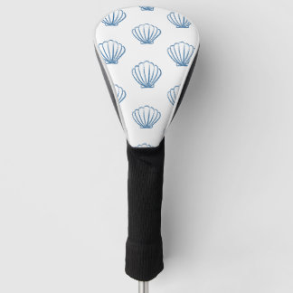 Blue Seashells Golf Head Cover