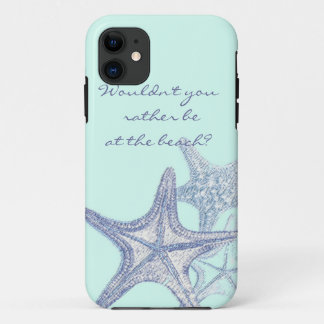 Blue seastar iphone case