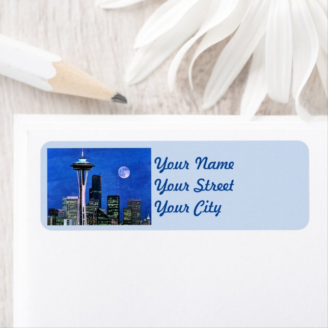 Blue Seattle Skyline (Insitu)