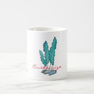 Blue Seaweed Algae Thunder_Cove Coffee Mug
