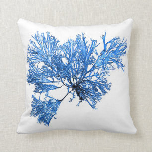Blue Seaweed no.6 Coastal Living Decor Cushion