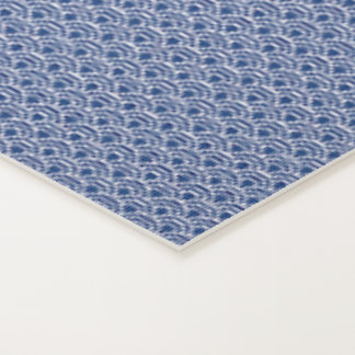Blue Seigai Pattern Yoga Mat
