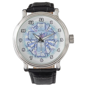 Blue Serenity Cross Watch