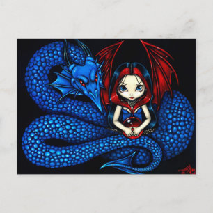 "Blue Serpent" Postcard