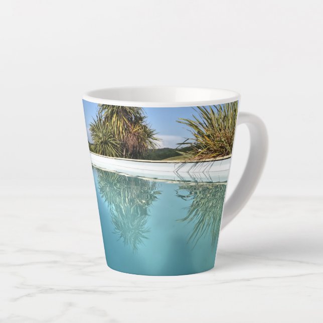 Blue Shades Latte Mug (Right Angle)