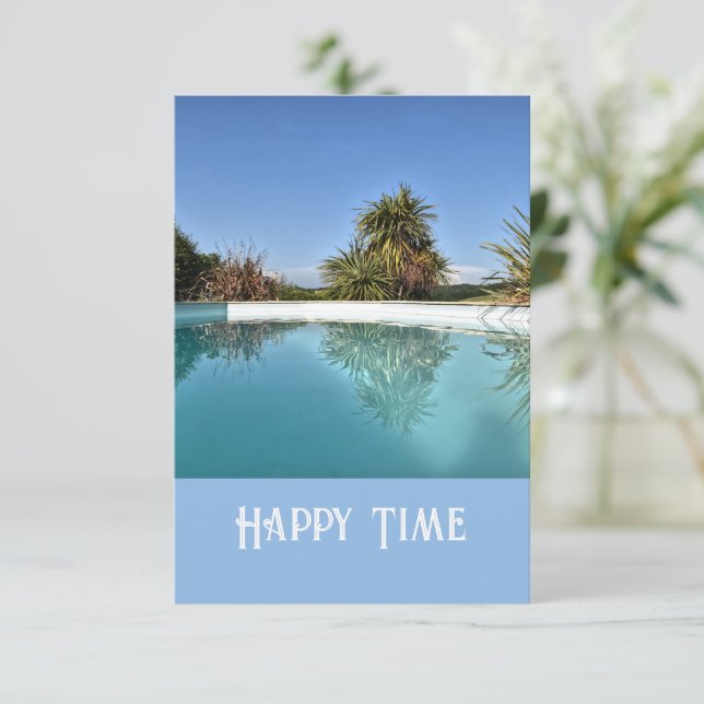 Blue Shades Thank You Card (Standing Front)
