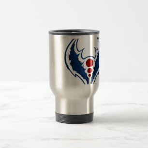 blue shadow crest travel mug