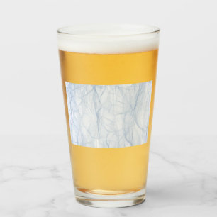 Blue Shadow Pattern Glass