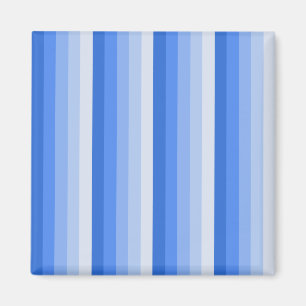 Blue shadow stripes magnet