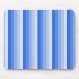 Blue shadow stripes mouse mat