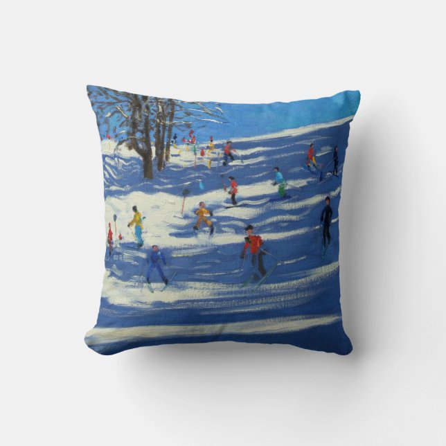 Blue shadows Morzine Cushion (Front)
