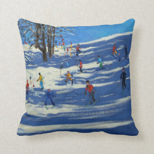 Blue shadows Morzine Cushion