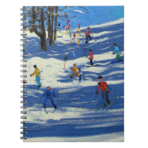 Blue shadows Morzine Notebook