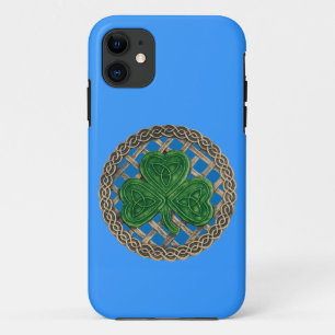 Blue Shamrock And Celtic Knots iPhone 5 Case