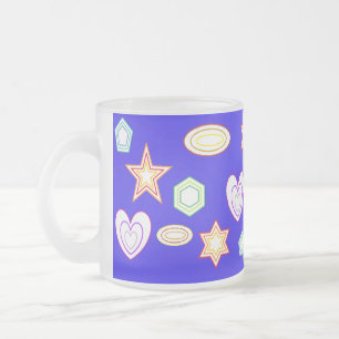 Blue Shapes mug