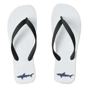 Blue Shark Flip Flops