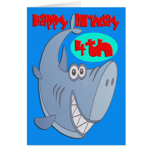 Blue Shark Fourth Birthday (Front)