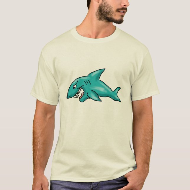 Blue Shark Men's Shirt (Front)