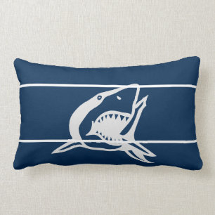 Blue shark  on pillow