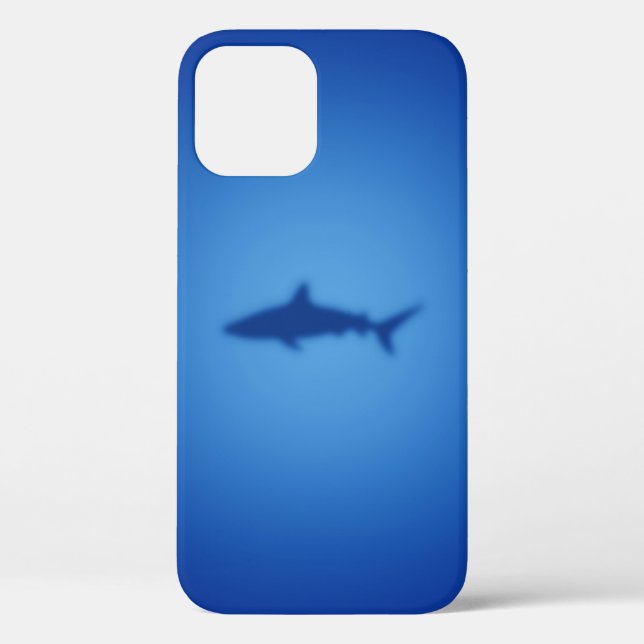 Blue shark silhouette Case-Mate iPhone case (Back)