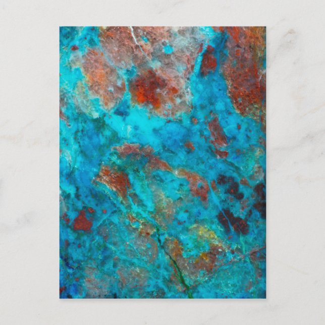 Blue Shattuckite Postcard (Front)