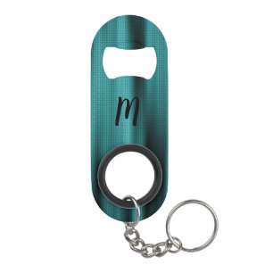 Blue Sheen Texture Personalise Monogram