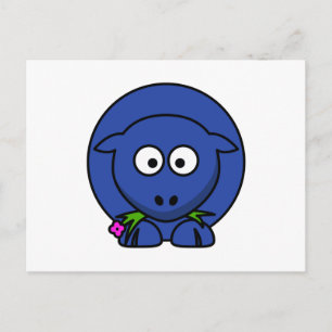 Blue Sheep Postcard