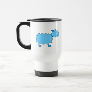 Blue Sheep. Travel Mug