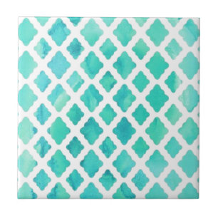 Blue Shell Pattern Tile