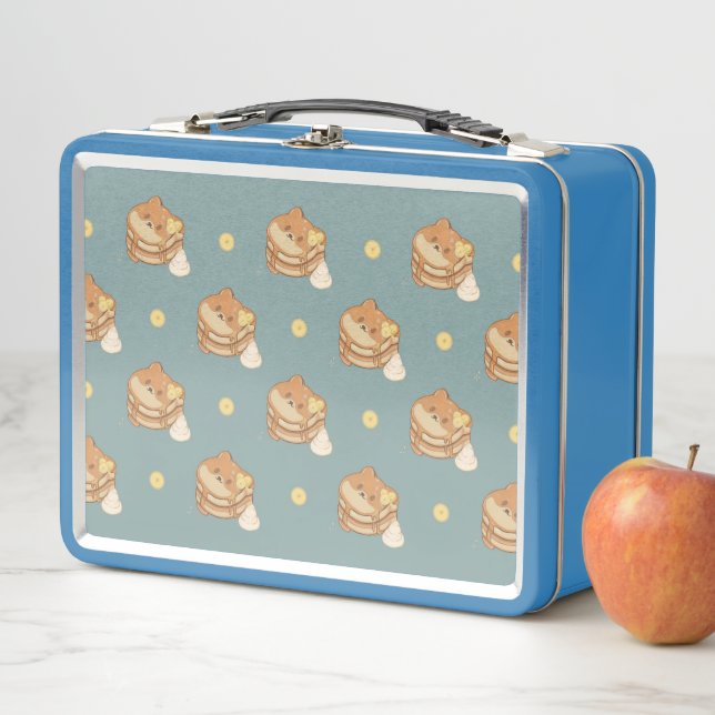 Blue Shiba Inu Lunchbox Cute Puppy Bento (In Situ)