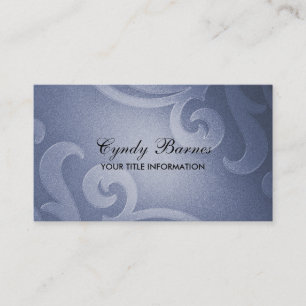 Blue Shimmer Business Card