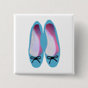 Blue Shoes 15 Cm Square Badge