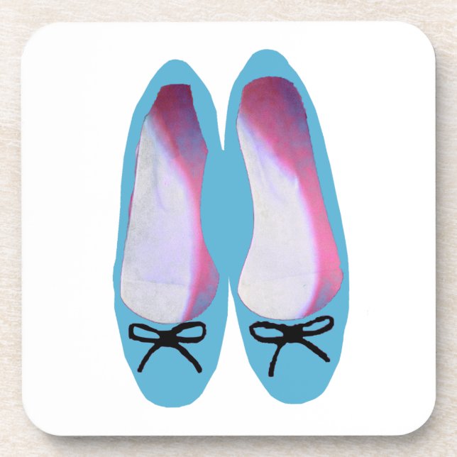 Blue shoes coaster (Front)