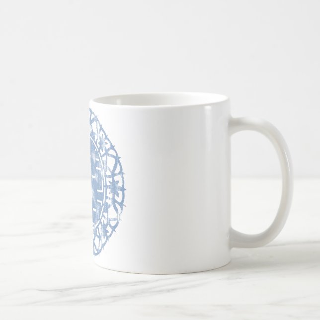 Blue Shuan Xi Coffee Mug (Right)