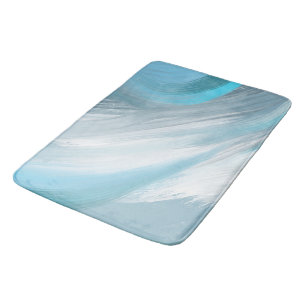 blue shy modern decoration bath mat