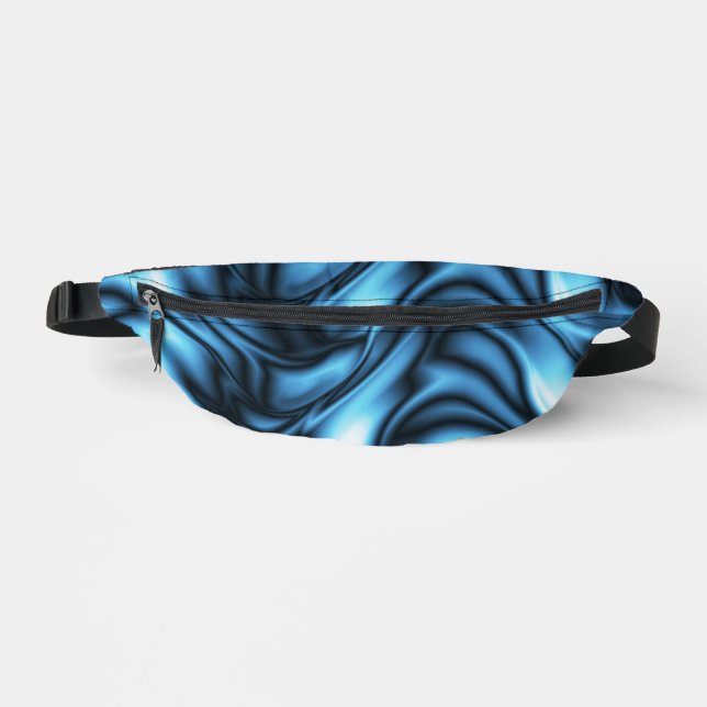 Blue Silk Bum Bags (Front)
