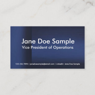 Blue Silk Résumé networking cards