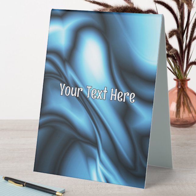 Blue Silk wave (In SItu (Table))